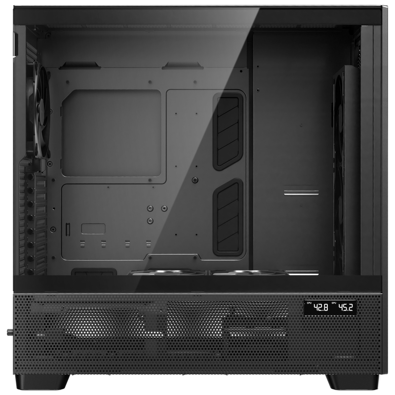 Antec Flux Pro kabinett fulltårn E-ATX herdet glass svart - Antec