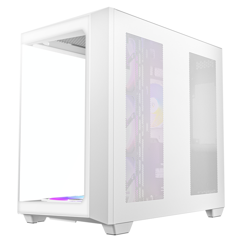 Antec C5 kabinett midtårn ATX ARGB herdet glass hvit - Antec