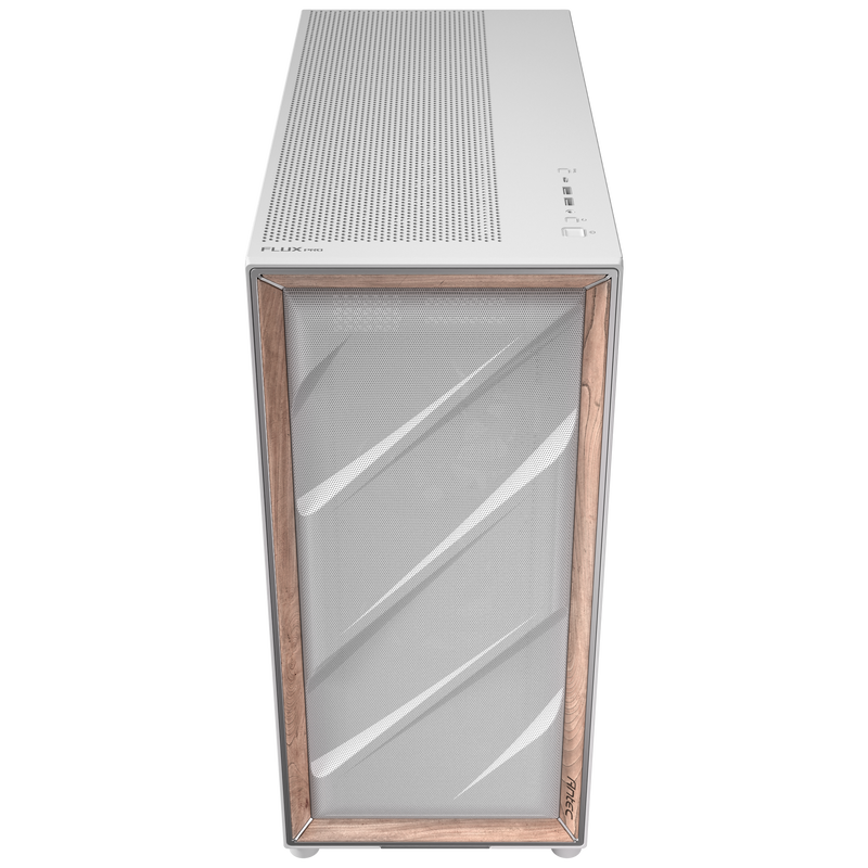 Antec Flux Pro kabinett fulltårn E-ATX herdet glass hvit - Antec
