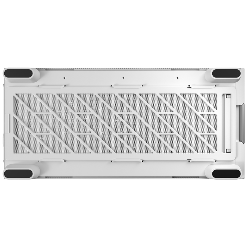 Antec Flux Pro kabinett fulltårn E-ATX herdet glass hvit - Antec