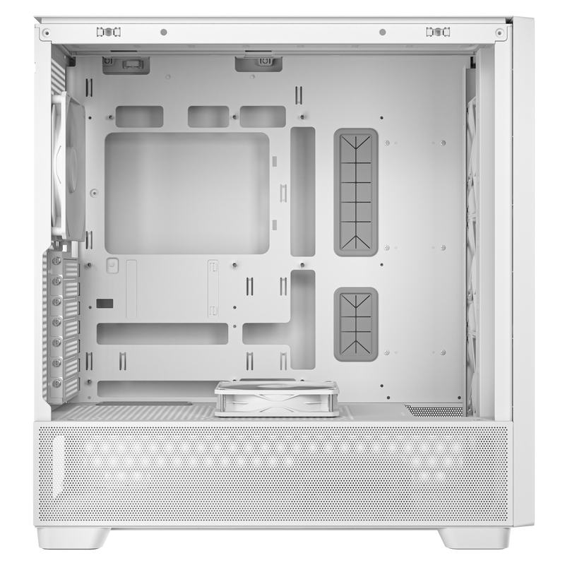 Antec Flux kabinett midtårn E-ATX herdet glass hvit - Antec