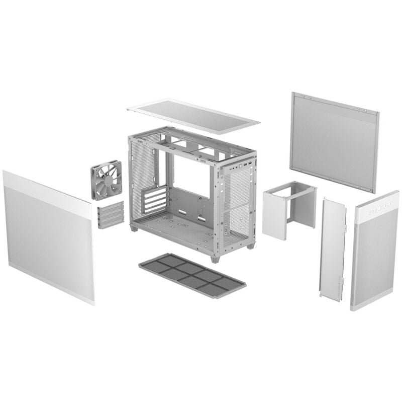 ASUS Prime AP201 Micro-ATX kabinett mesh hvit - ASUS