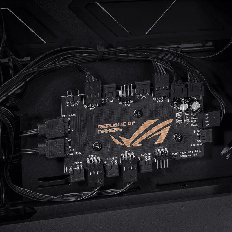 ASUS ROG Hyperion GR701 kabinett fulltårn herdet glass svart - ASUS