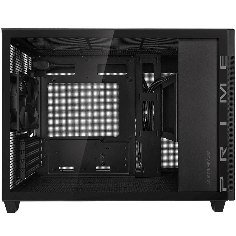 ASUS Prime AP201 kabinett Micro-ATX herdet glass svart - ASUS