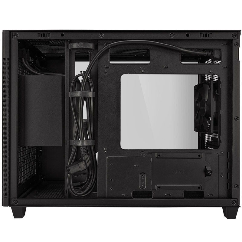 ASUS Prime AP201 kabinett Micro-ATX herdet glass svart - ASUS