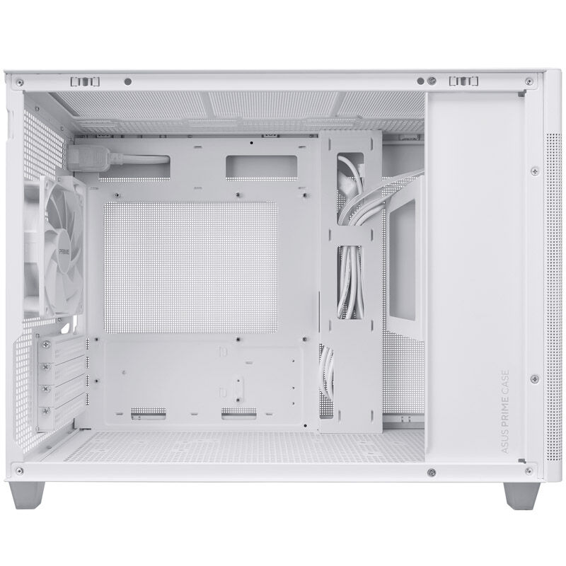 ASUS Prime AP201 kabinett Micro-ATX herdet glass svart - ASUS