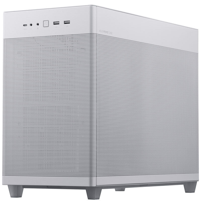 ASUS Prime AP201 kabinett Micro-ATX herdet glass svart - ASUS