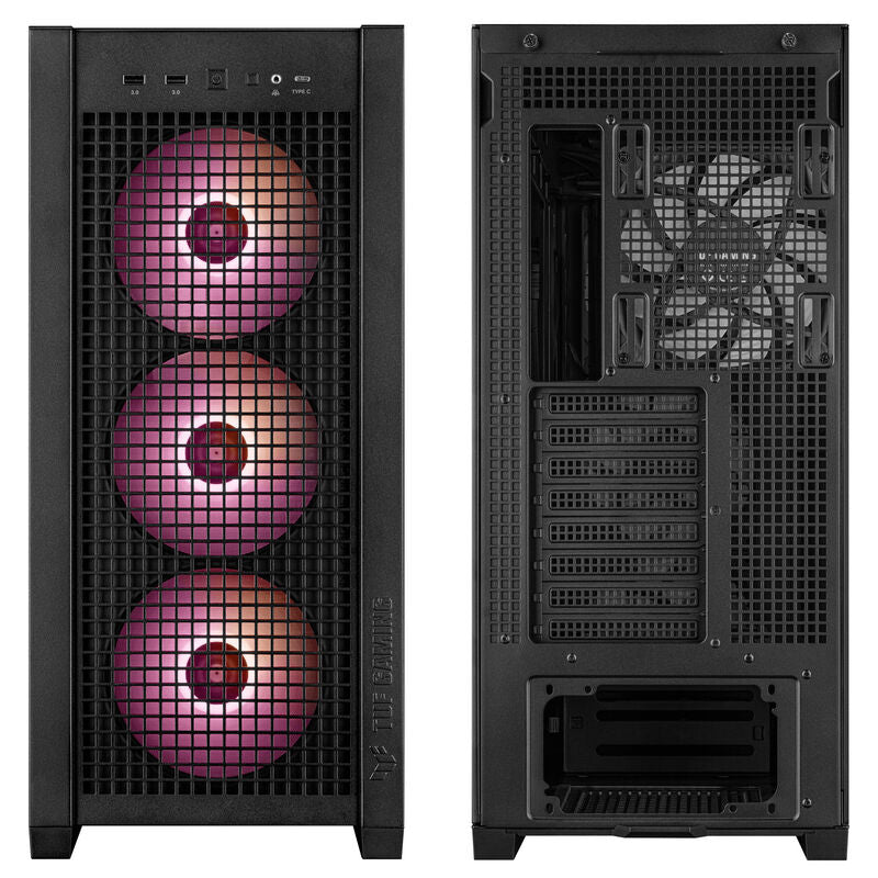 ASUS TUF Gaming GT302 TG ARGB kabinett midtårn E-ATX svart - ASUS