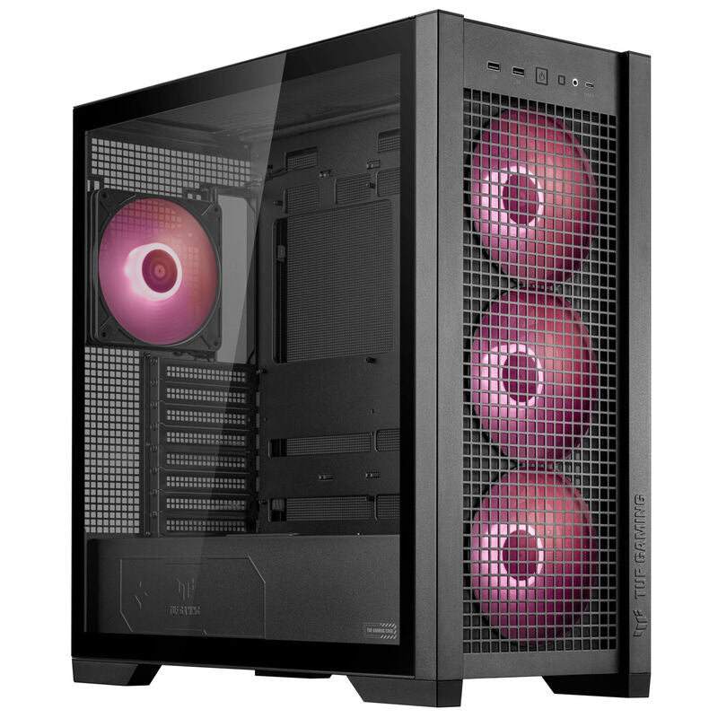 ASUS TUF Gaming GT302 TG ARGB kabinett midtårn E-ATX svart - ASUS