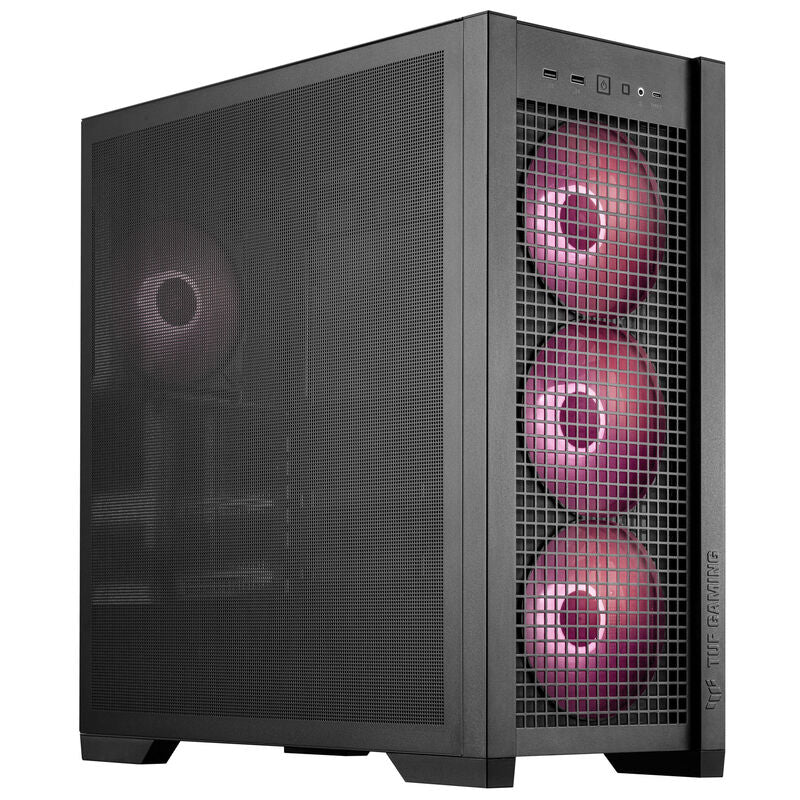 ASUS TUF Gaming GT302 TG ARGB kabinett midtårn E-ATX svart - ASUS