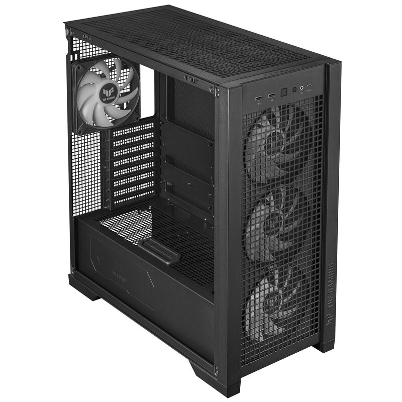 ASUS TUF Gaming GT302 TG ARGB kabinett midtårn E-ATX svart - ASUS