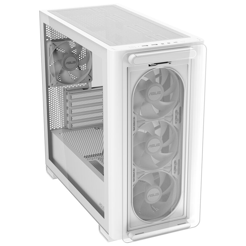 ASUS A23 PLUS kabinett minitårn Micro-ATX RGB herdet glass - ASUS