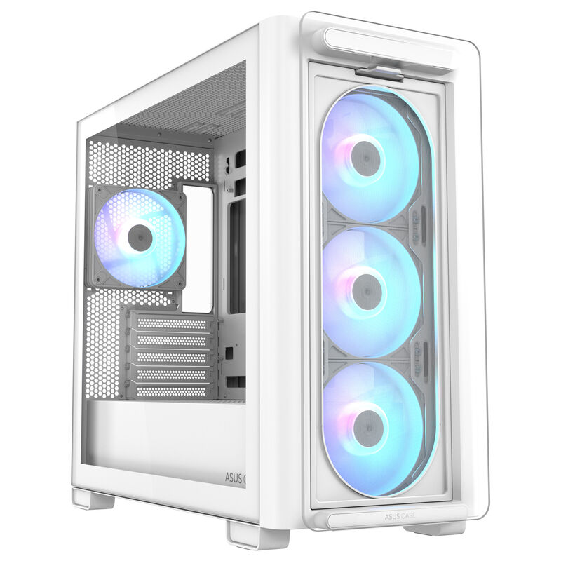 ASUS A23 PLUS kabinett minitårn Micro-ATX RGB herdet glass - ASUS
