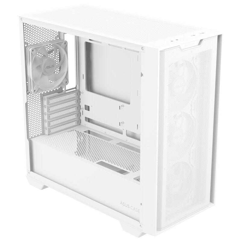 ASUS A21 PLUS kabinett minitårn Micro-ATX RGB herdet glass hvit - ASUS