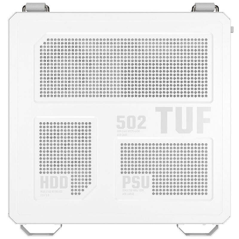 ASUS TUF Gaming GT502 Horizon kabinett midtårn ATX herdet glass - ASUS