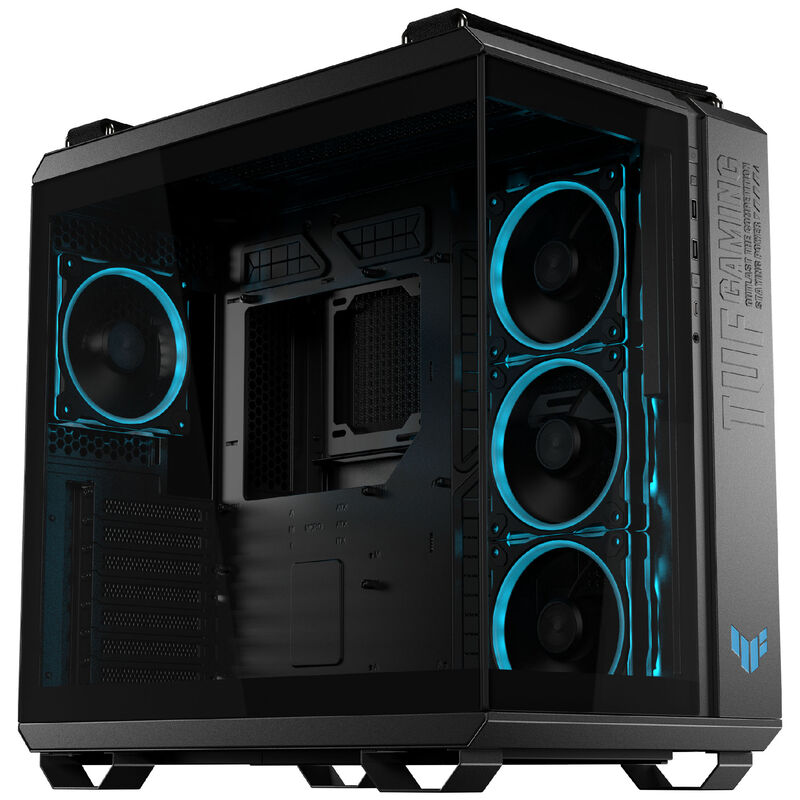 ASUS TUF Gaming GT502 Horizon kabinett midtårn ATX herdet glass - ASUS