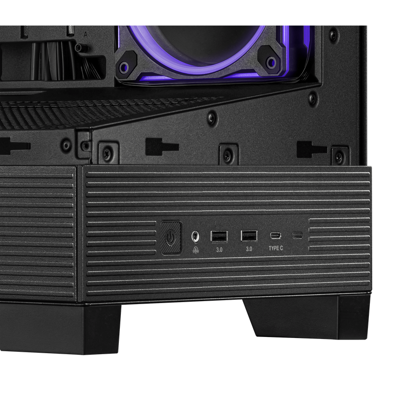 ASUS A31 Plus TG ARGB kabinett midtårn ATX herdet glass hvit - ASUS
