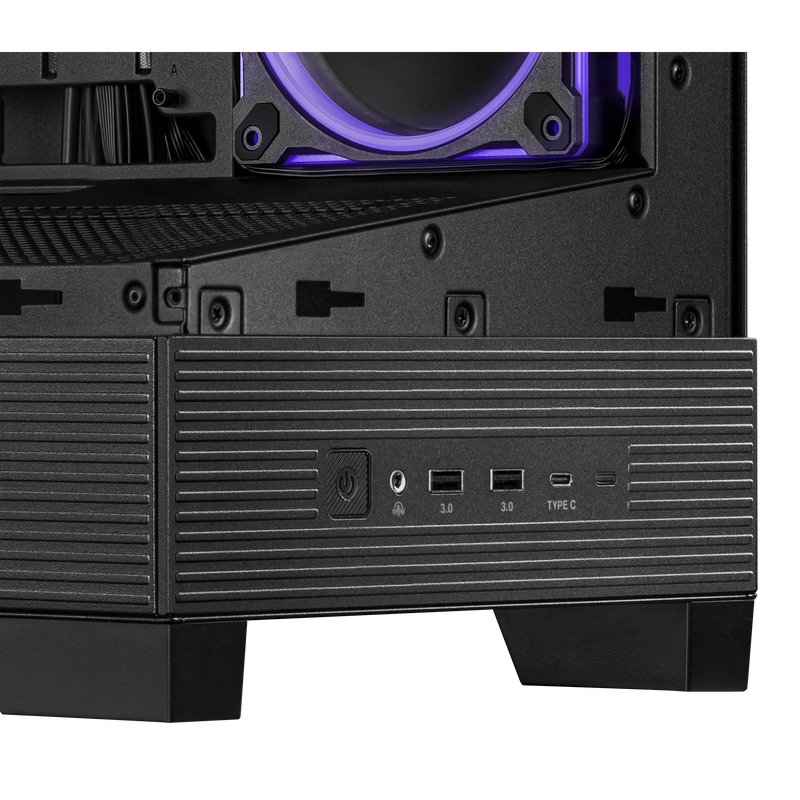 ASUS A31 Plus TG ARGB kabinett midtårn ATX herdet glass hvit - ASUS