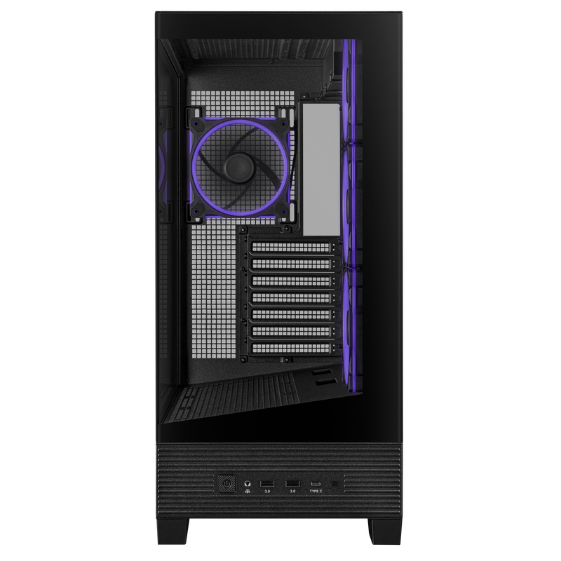 ASUS A31 Plus TG ARGB kabinett midtårn ATX herdet glass hvit - ASUS