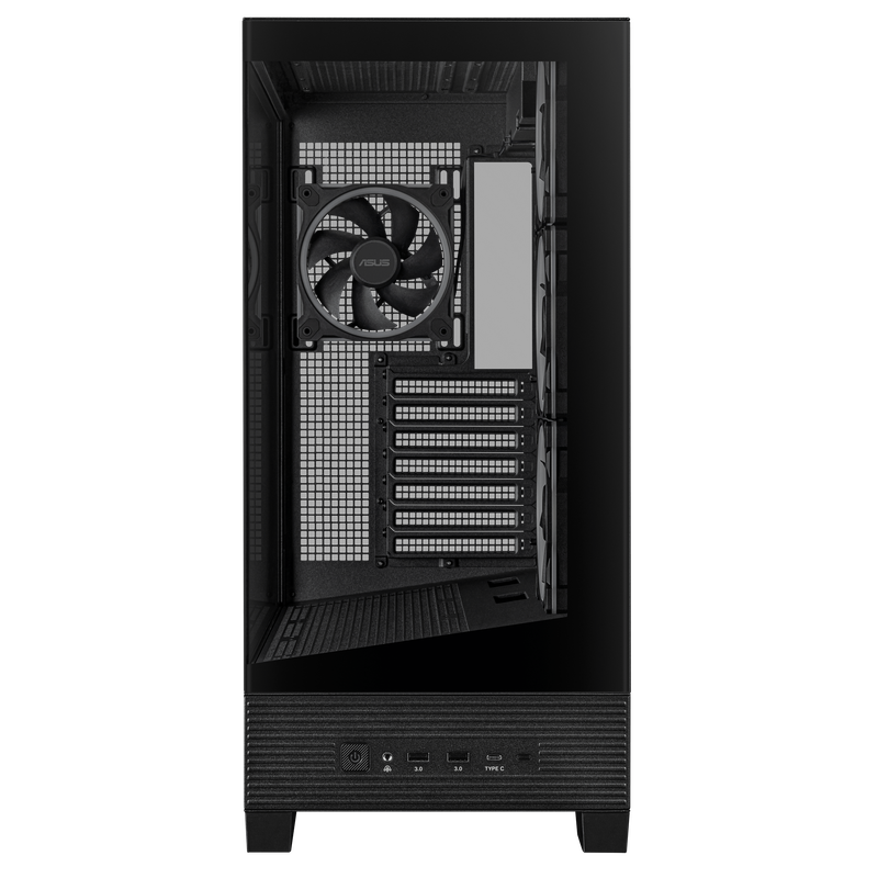 ASUS A31 Plus TG ARGB kabinett midtårn ATX herdet glass hvit - ASUS