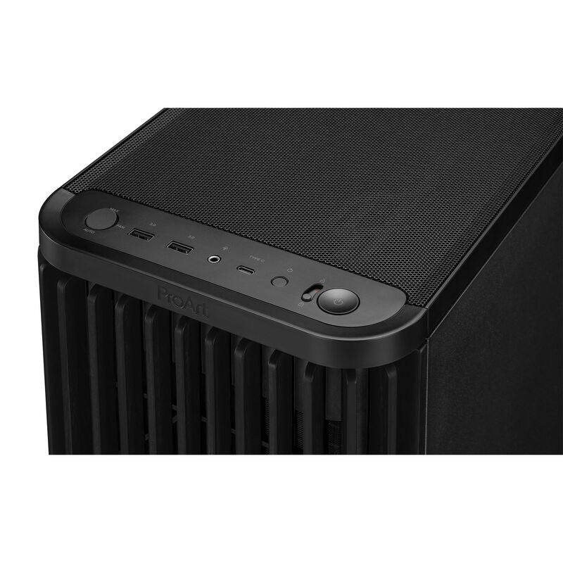 ASUS ProArt PA401 Wood Edition kabinett midtårn ATX mesh svart - ASUS