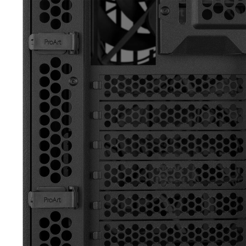 ASUS ProArt PA401 Wood Edition kabinett midtårn ATX mesh svart - ASUS