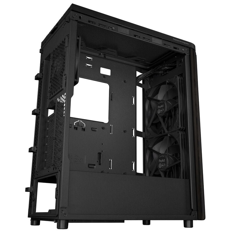ASUS ProArt PA401 Wood Edition kabinett midtårn ATX mesh svart - ASUS