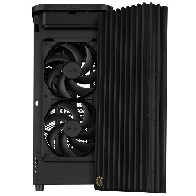 ASUS ProArt PA401 Wood Edition kabinett midtårn ATX mesh svart - ASUS