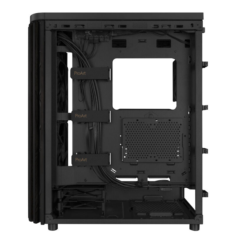 ASUS ProArt PA401 Wood Edition kabinett midtårn ATX mesh svart - ASUS