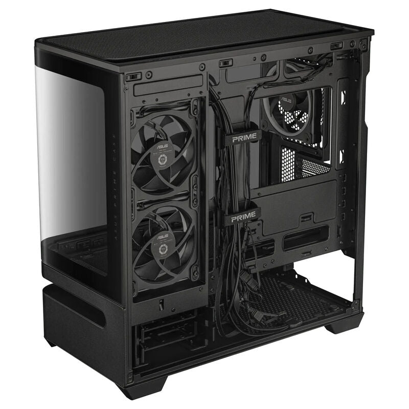 ASUS Prime AP202 ARGB kabinett midtårn mATX herdet glass svart - ASUS