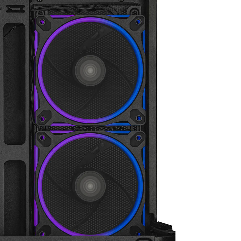ASUS Prime AP202 ARGB kabinett midtårn mATX herdet glass svart - ASUS