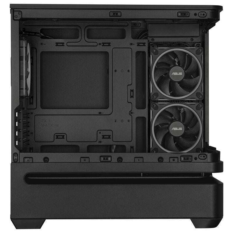 ASUS Prime AP202 ARGB kabinett midtårn mATX herdet glass svart - ASUS