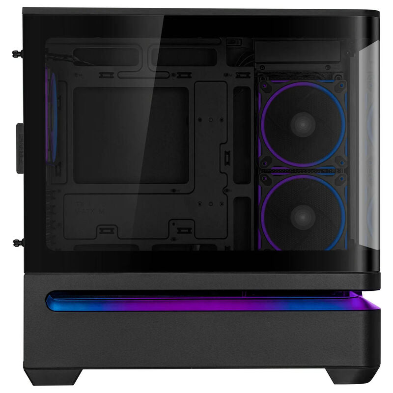 ASUS Prime AP202 ARGB kabinett midtårn mATX herdet glass svart - ASUS