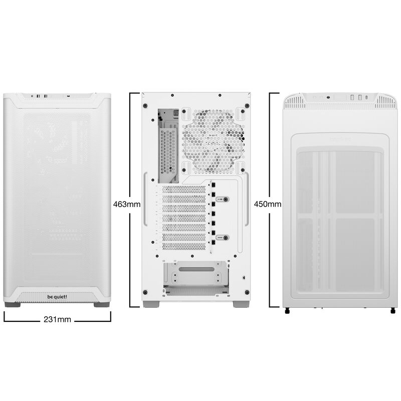 be quiet! Pure Base 501 Airflow kabinett midtårn ATX svart - be quiet!