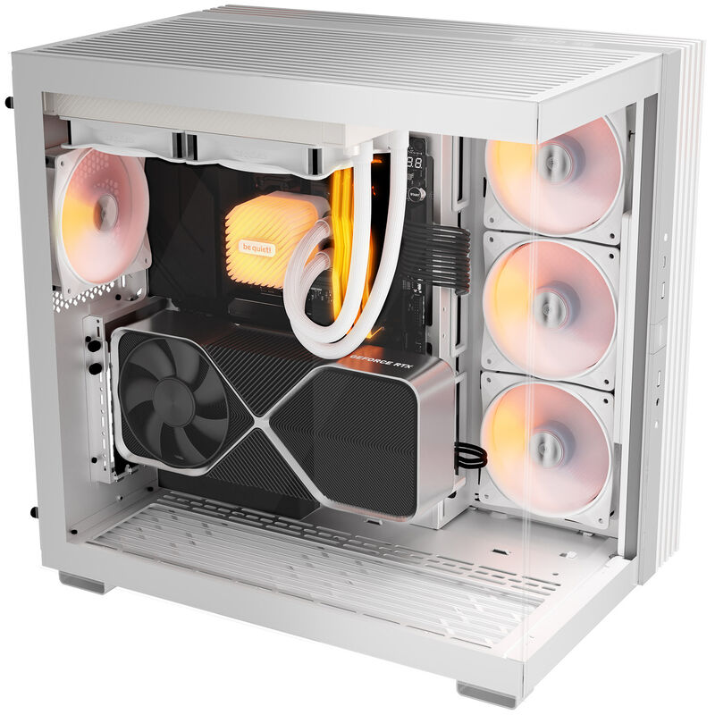 be quiet! Light Base 600 DX kabinett midtårn ARGB herdet glass - be quiet!