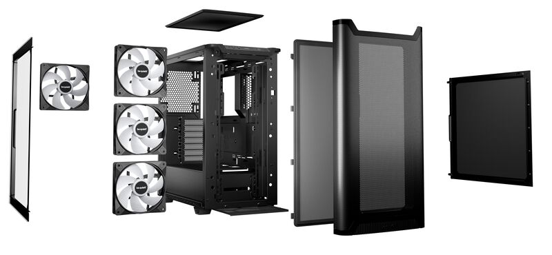 be quiet! Pure Base 501 DX kabinett midtårn ATX ARGB svart - be quiet!