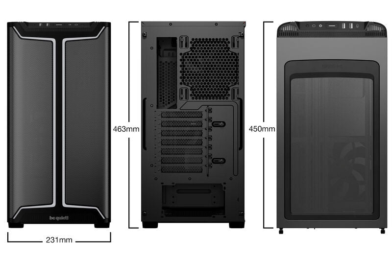 be quiet! Pure Base 501 DX kabinett midtårn ATX ARGB svart - be quiet!