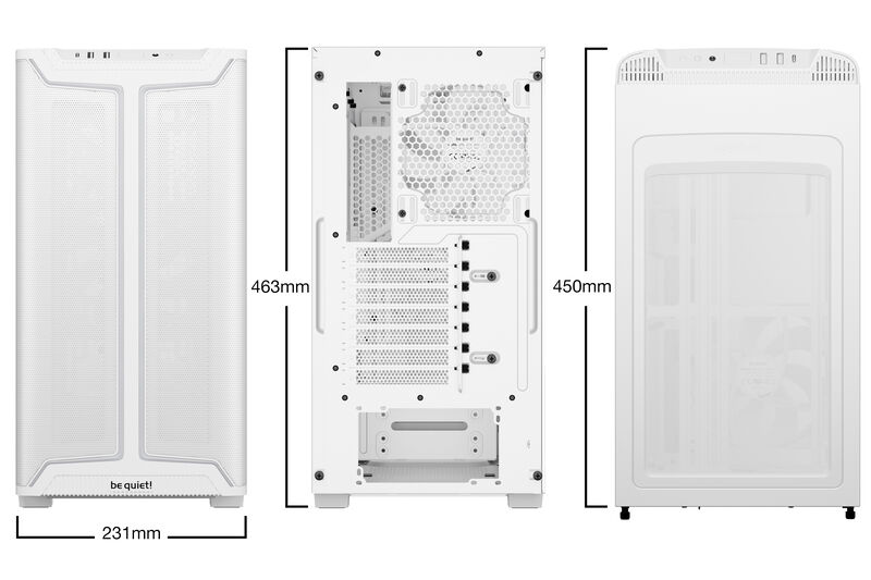 be quiet! Pure Base 501 DX kabinett midtårn ATX ARGB svart - be quiet!