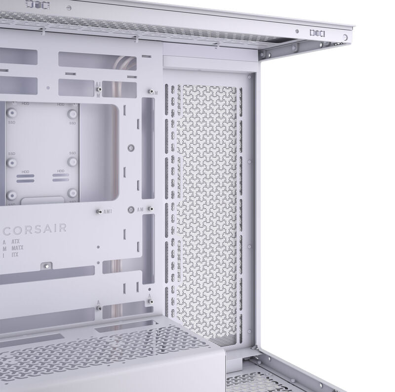 Corsair 3500X kabinett midtårn E-ATX herdet glass hvit - Corsair