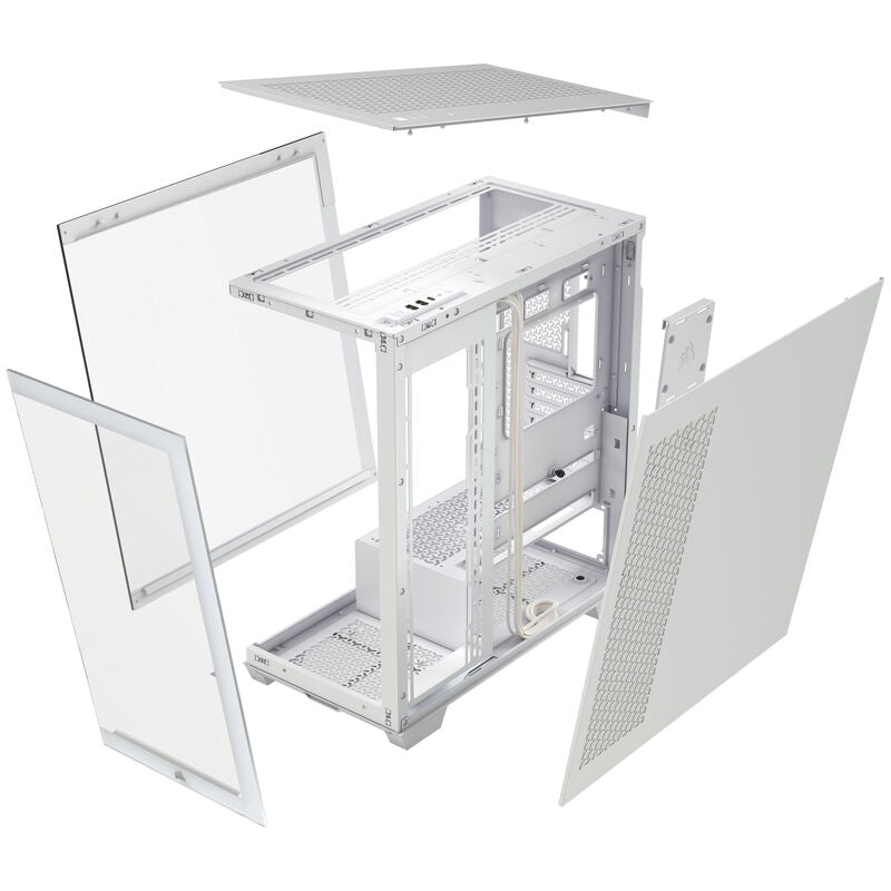 Corsair 3500X kabinett midtårn E-ATX herdet glass hvit - Corsair