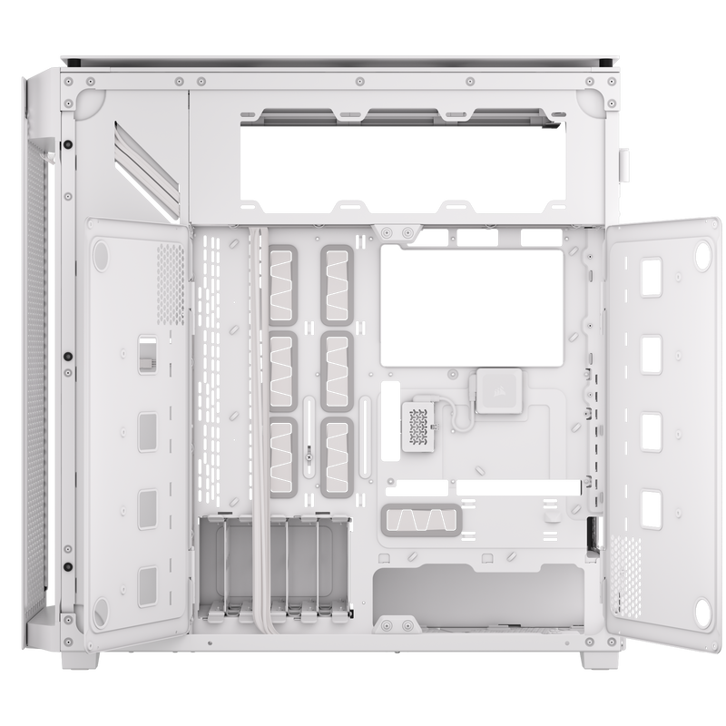 Corsair iCUE 9000D RGB Airflow fulltårn kabinett hvit E-ATX - Corsair