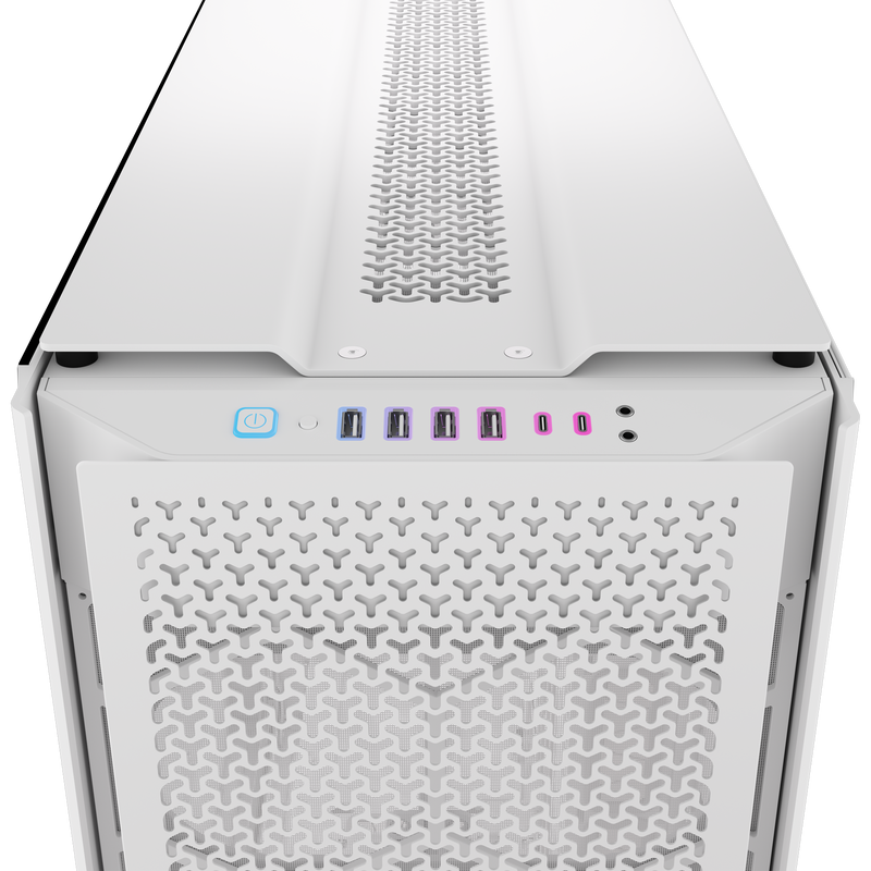 Corsair iCUE 9000D RGB Airflow fulltårn kabinett hvit E-ATX - Corsair
