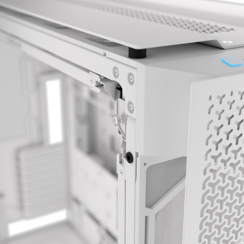 Corsair iCUE 9000D RGB Airflow fulltårn kabinett hvit E-ATX - Corsair