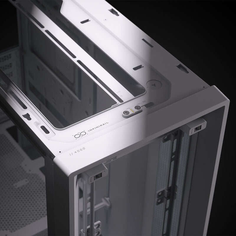 Corsair Frame 4000D kabinett midtårn E-ATX herdet glass - Corsair
