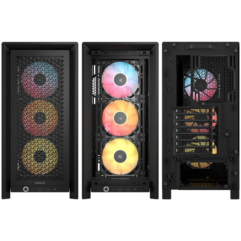 Corsair Frame 4000D RS ARGB kabinett midtårn E-ATX herdet glass - Corsair