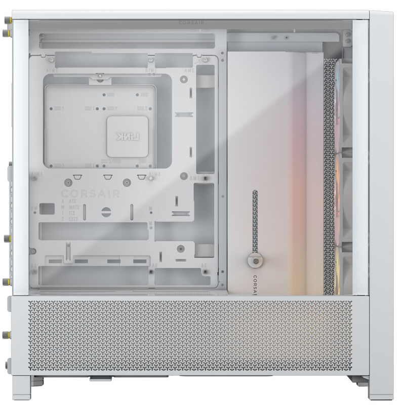Corsair Frame 4000D RS ARGB kabinett midtårn E-ATX herdet glass - Corsair