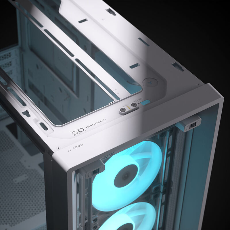 Corsair Frame 4000D RS ARGB kabinett midtårn E-ATX herdet glass - Corsair