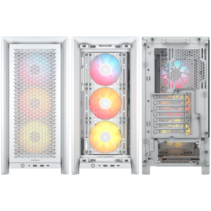 Corsair Frame 4000D RS ARGB kabinett midtårn E-ATX herdet glass - Corsair