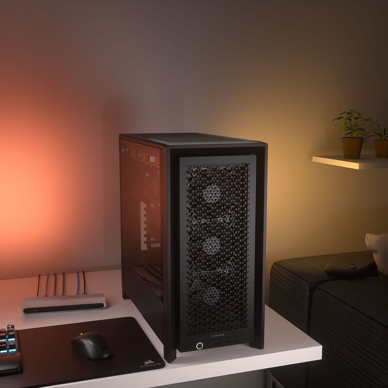 Corsair Frame 4000D RS kabinett midtårn E-ATX herdet glass - Corsair