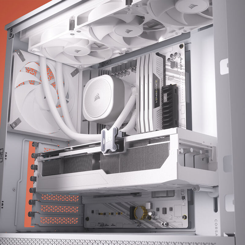 Corsair Frame 4000D RS kabinett midtårn E-ATX herdet glass - Corsair